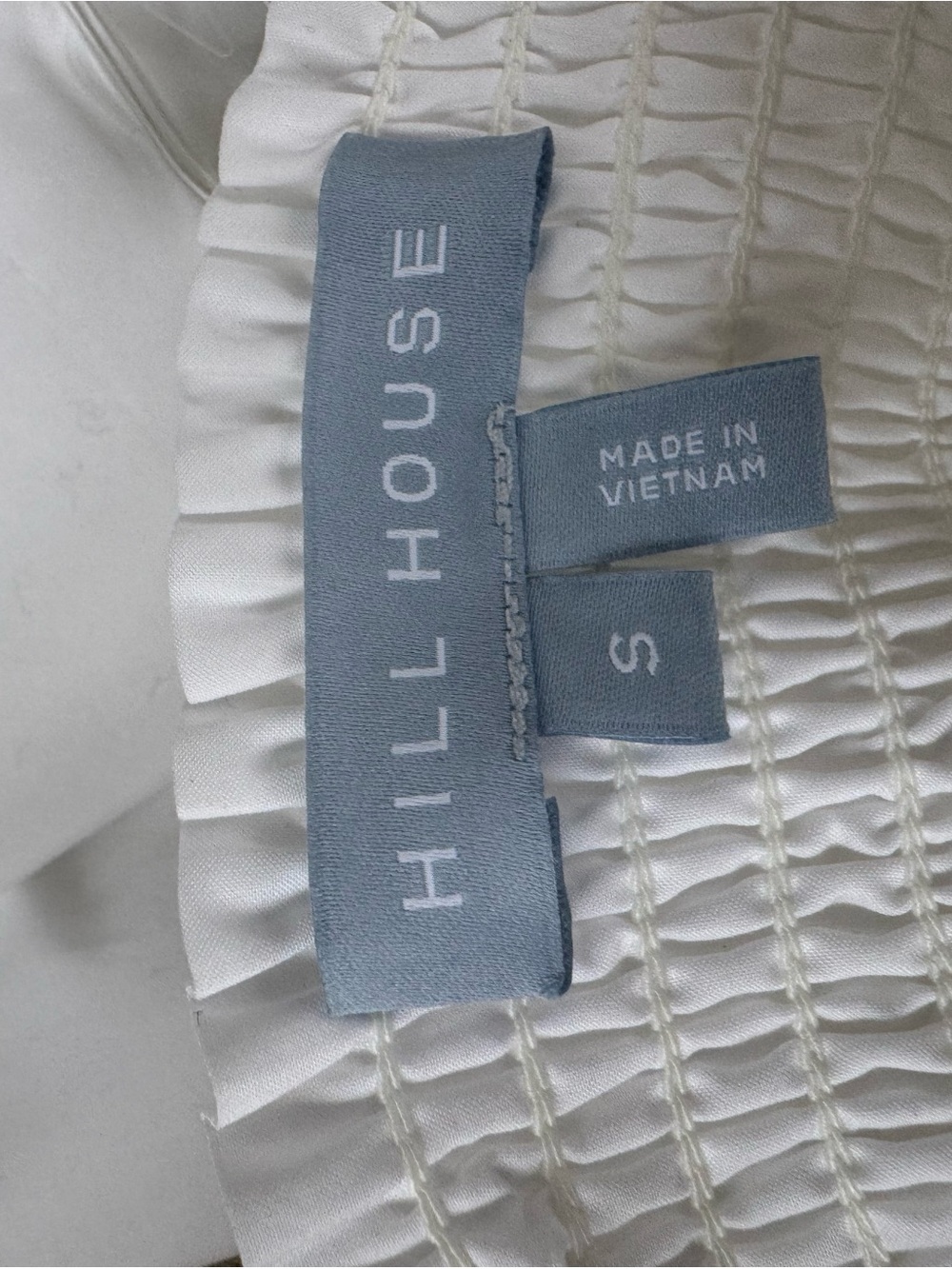 Hill House Womens S White Smocked Skirt - never worn - Picture 2 of 3